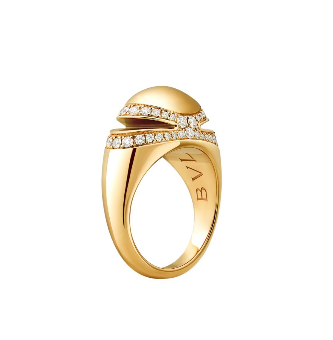 Кольцо BVLGARI cabochon