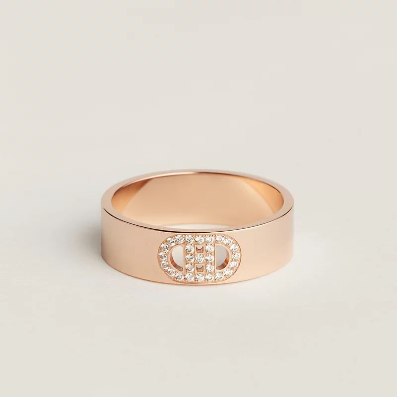 Кольцо Hermès h d'ancre