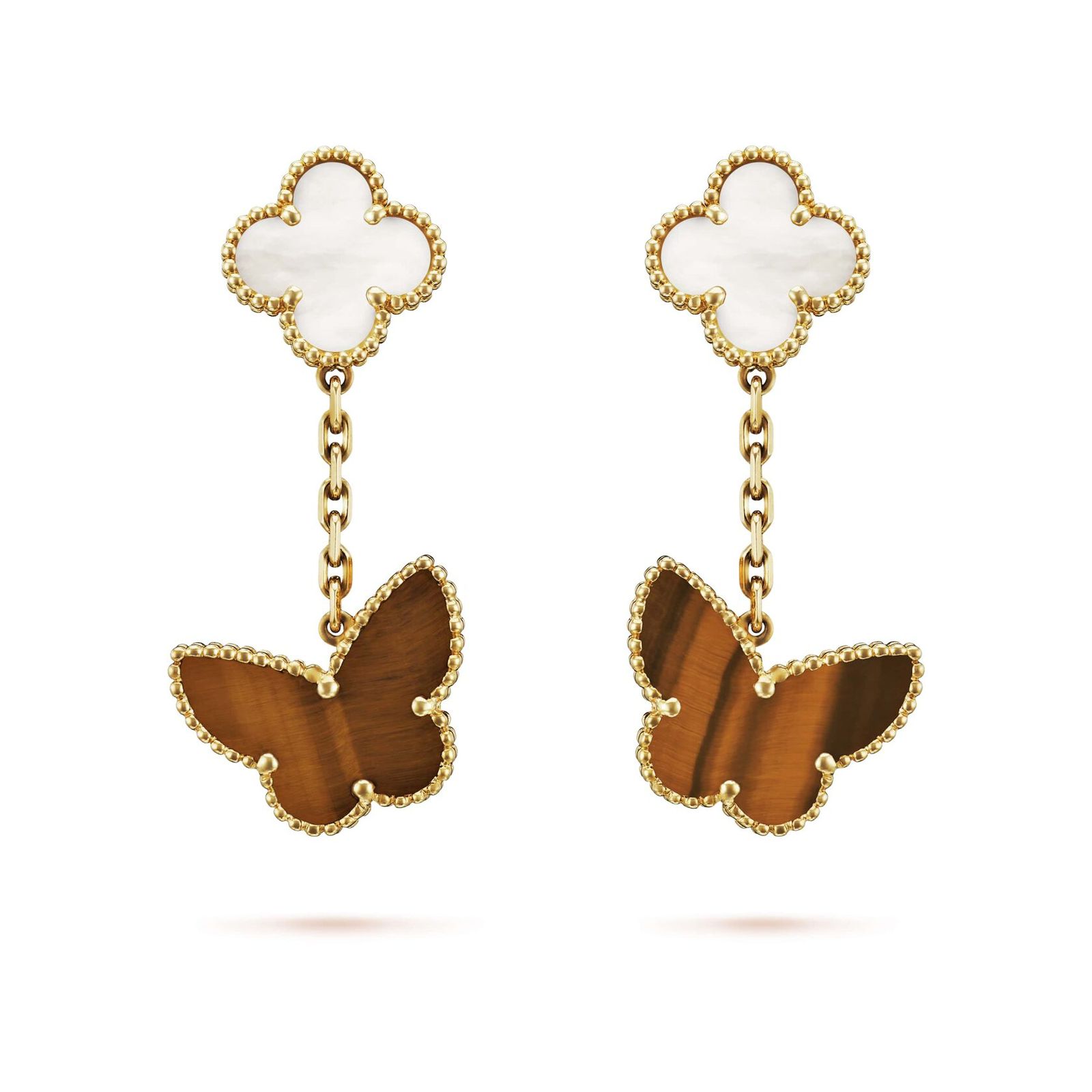 Серьги Van cleef & arpels lucky alhambra