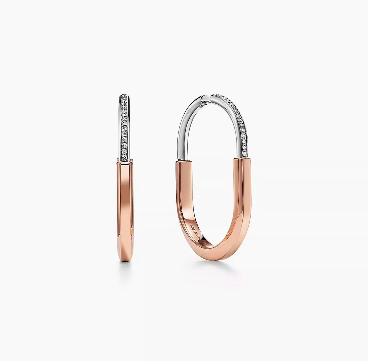 Серьги Tiffany lock