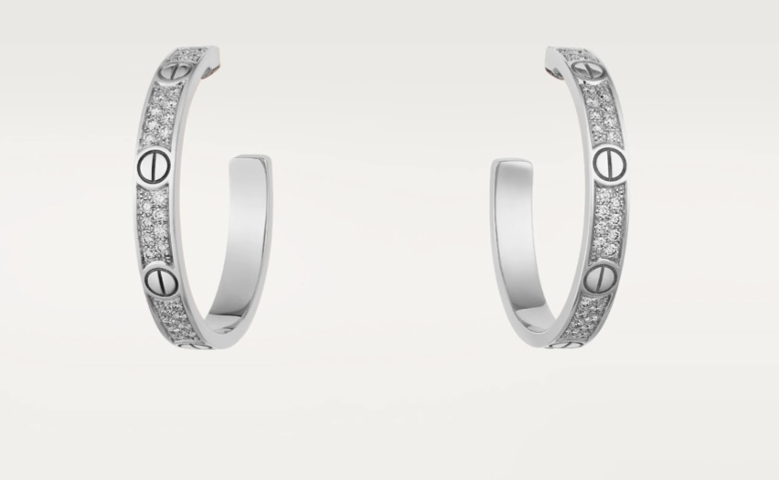 Серьги Love