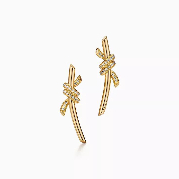 Серьги Tiffany knot