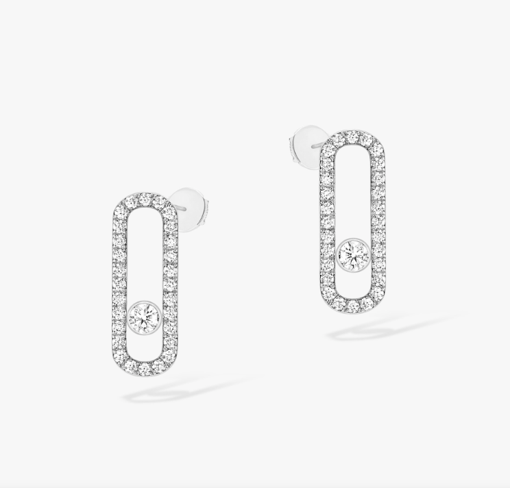 Серьги Move uno pavé-set diamond