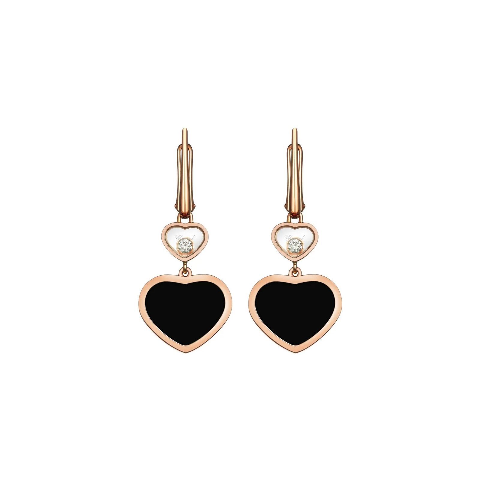 Серьги Chopard happy hearts